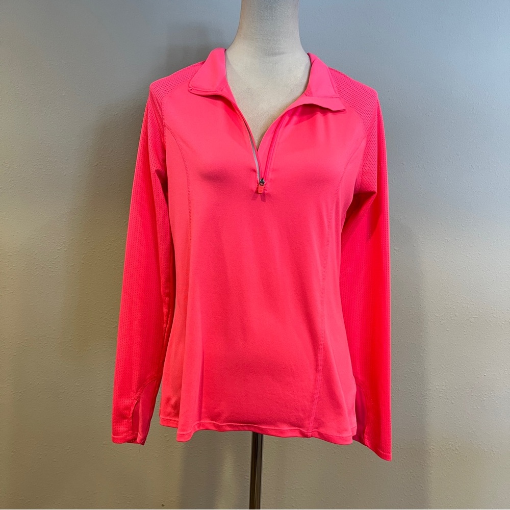 Danskin Now Vibrant Pink Long Sleeve Top size medium